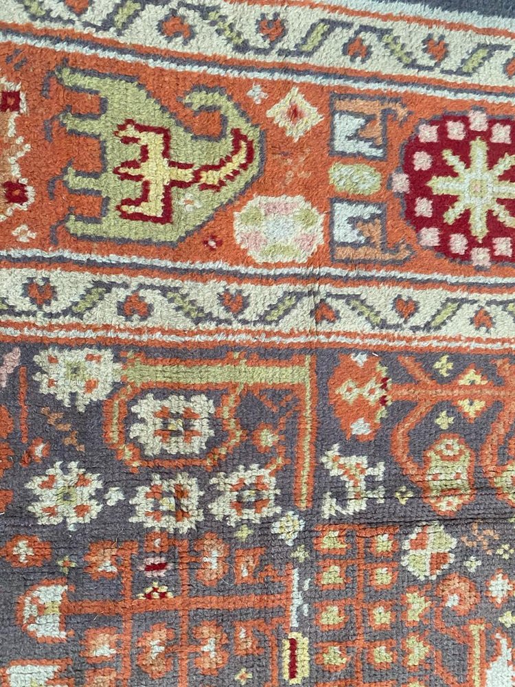 Large Antique Spanish Oushak Rug