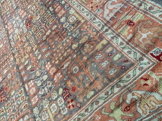 Large Antique Spanish Oushak Rug-YMM-1061840