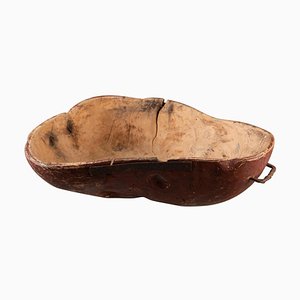 Large Antique Swedish Wooden Bowl-MJF-931293