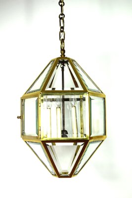 Large Antique Vienna Secession Pendant Lamp by Josef Hoffmann-VA-716721