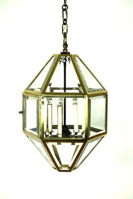 Large Antique Vienna Secession Pendant Lamp by Josef Hoffmann-VA-716721