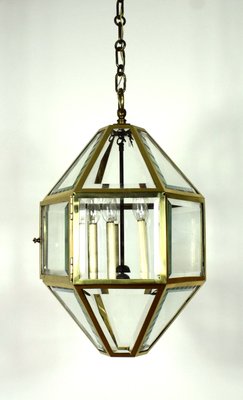 Large Antique Vienna Secession Pendant Lamp by Josef Hoffmann-VA-716721