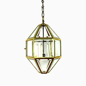 Large Antique Vienna Secession Pendant Lamp by Josef Hoffmann-VA-716721