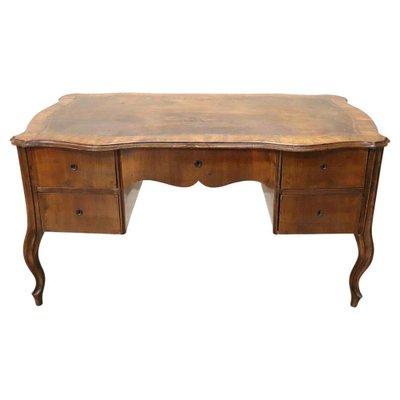 Large Antique Walnut Desk, 1880s-DCO-1124543