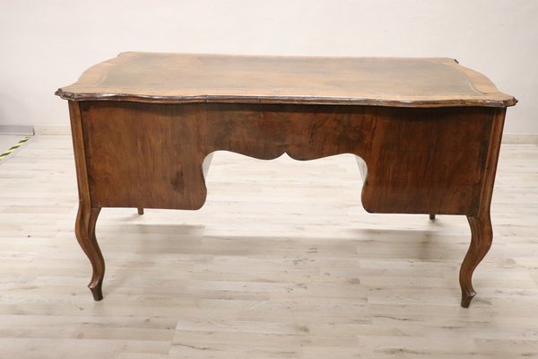 Large Antique Walnut Desk, 1880s-DCO-1124543