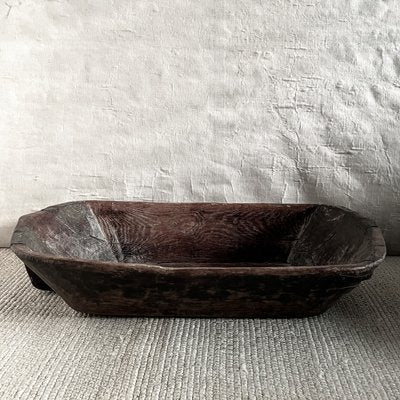 Large Antique Wooden Bowl-ITU-1795591