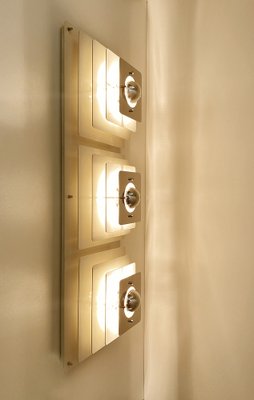 Large Architectonic Wall Light from Honsel, 1970s-GUT-2036712