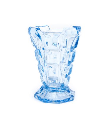 Large Art Deco Blue Vase-FSD-1093383