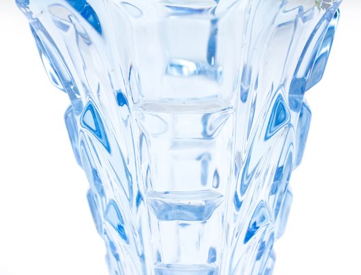 Large Art Deco Blue Vase-FSD-1093383