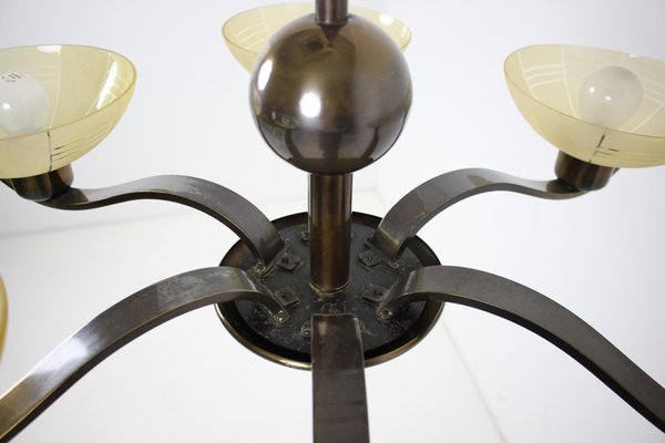 Large Art-Deco Chandelier, 1930s-TZ-997069