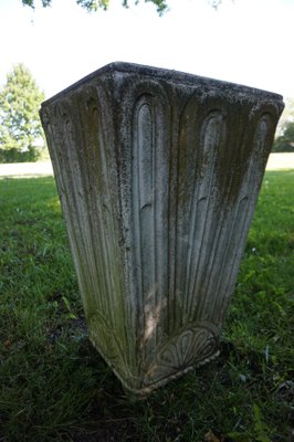 Large Art Deco Concrete Planter-EA-1155989