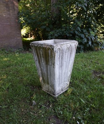 Large Art Deco Concrete Planter-EA-1155989