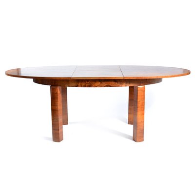 Large Art Deco Extendable Dining Table, 1930s-UL-1751069