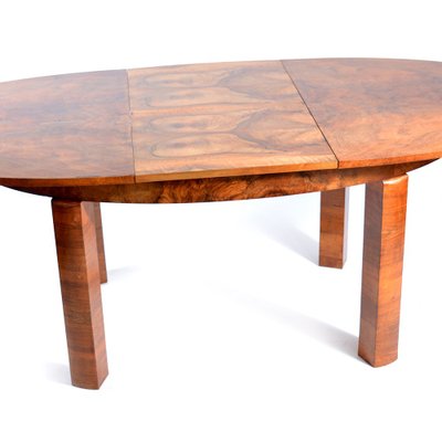 Large Art Deco Extendable Dining Table, 1930s-UL-1751069