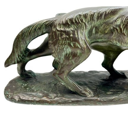 Large Art Deco Figurine of Hunting Dogs by G. Carli, 1935-MJY-1782315