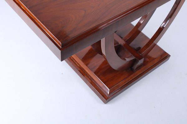 Large Art Deco Mahogany Wall Console, 1920s-XT-1816859