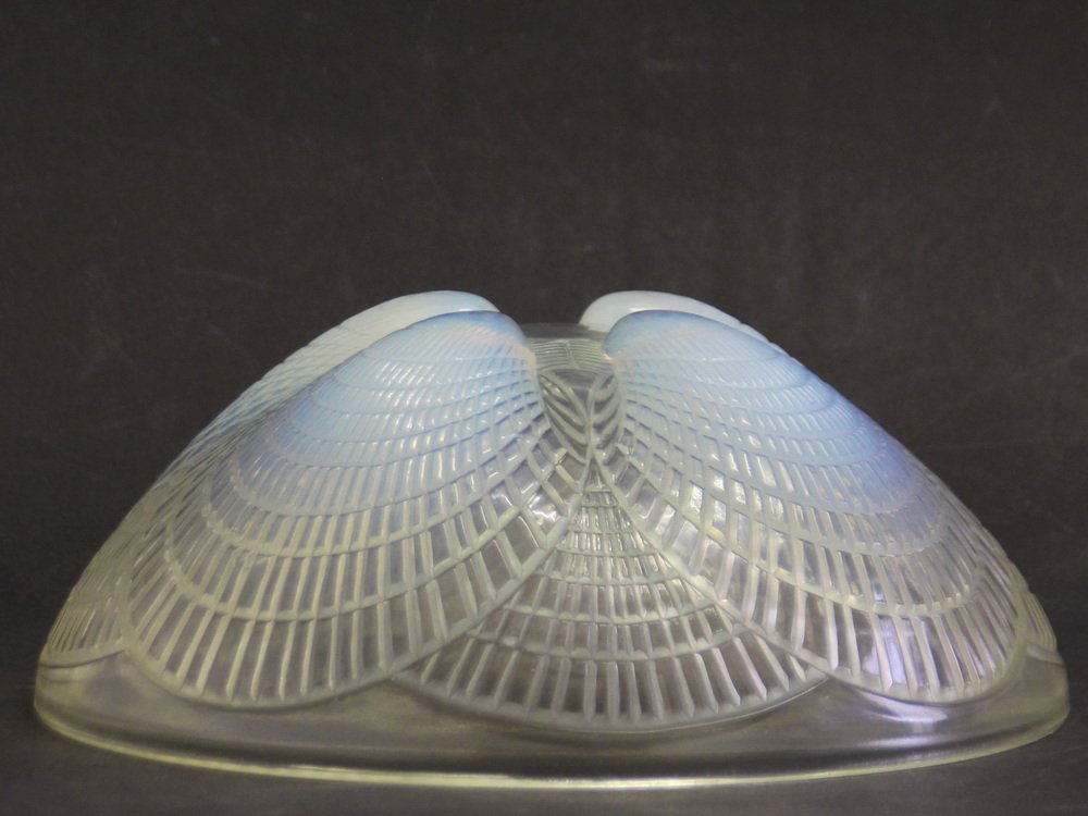 Large Art Deco Opalescent Shell Bowl by René Lalique, 1924