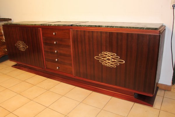 Large Art Deco Rosewood Sideboard, 1930s-KMQ-715738