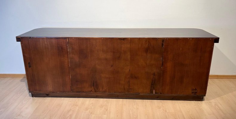 Large Art Deco Sideboard in Macassar Ebony, Maple & Chrome, France, 1930s-NNB-1724398