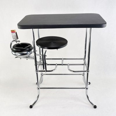 Large Art Deco Smoking Table with Ashtray-JUZ-893890