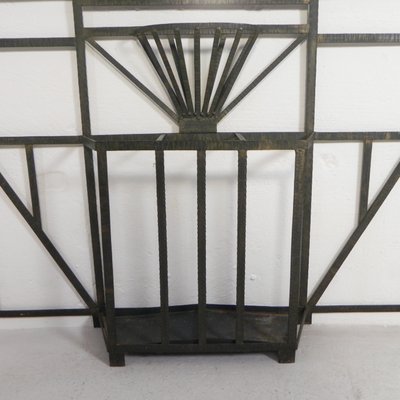 Large Art Deco Standing Wall Coat Rack, 1930s-TL-2027068