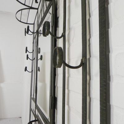 Large Art Deco Standing Wall Coat Rack, 1930s-TL-2027068