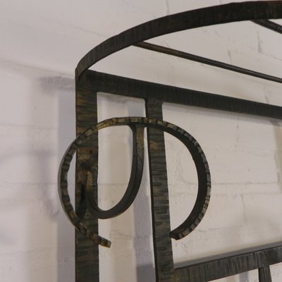 Large Art Deco Standing Wall Coat Rack, 1930s-TL-2027068