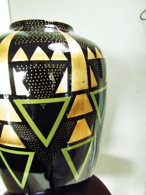 Large Art Deco Style Vase by Eliade Ispas, 2000s-POM-716443