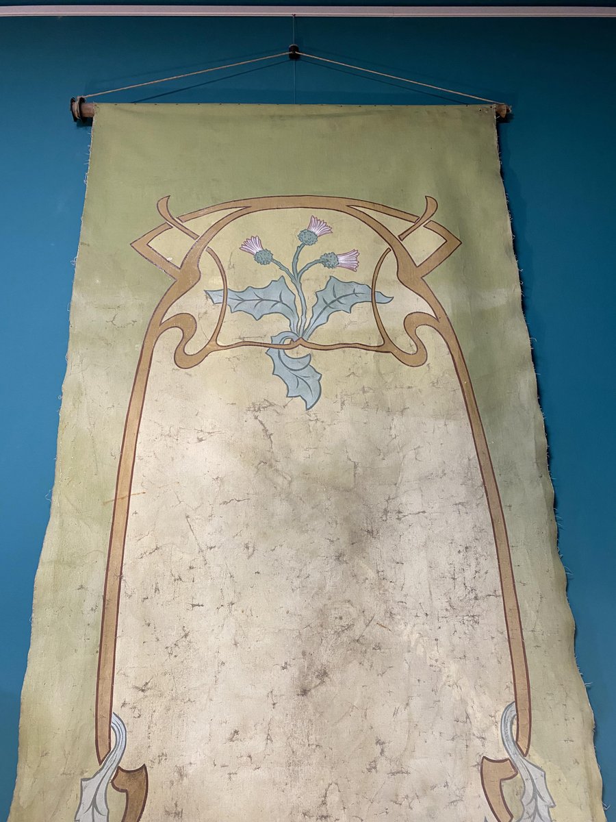 Large Art Nouveau Boutique Canvas