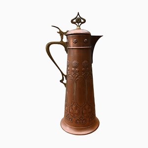 Large Art Nouveau Copper Pitcher from WMF-RIK-2036577