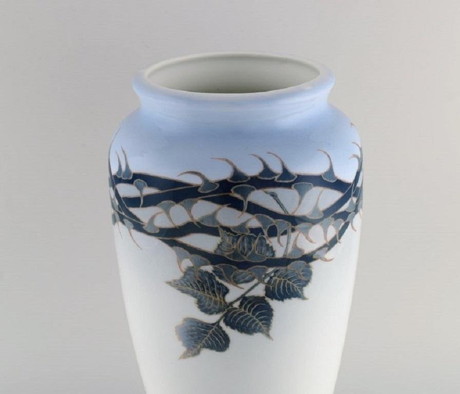 Large Art Nouveau Vase Bertha Nathanielsen for Royal Copenhagen, 1929