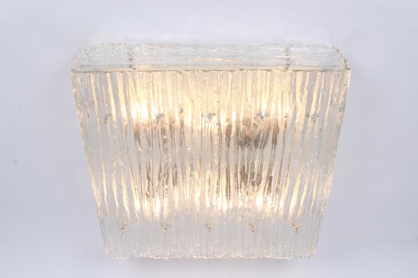 Large Austrian Murano Glass Flush Mount from Kalmar, 1960s-UGR-1086225