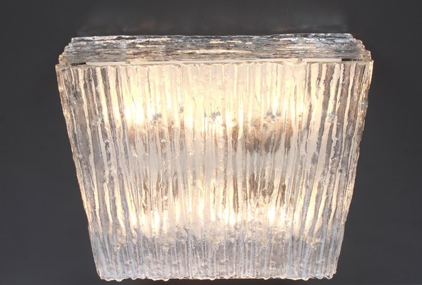 Large Austrian Murano Glass Flush Mount from Kalmar, 1960s-UGR-1086225