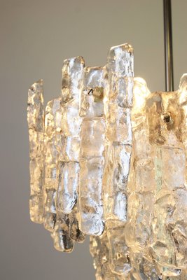 Large Austrian Murano Ice Glass Chandelier from Kalmar, 1960s-UGR-1086139