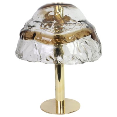 Large Austrian Murano Smoked Glass Table Lamp from Kalmar, 1970s-UGR-1086126