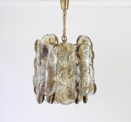 Large Austrian Smoked Murano Glass Chandelier from Kalmar, 1970s-UGR-1086212