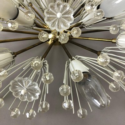 Large Austrian Snowball Ceiling Light by Emil Stejnar for Rupert Nikoll, 1950s-QZ-1099342