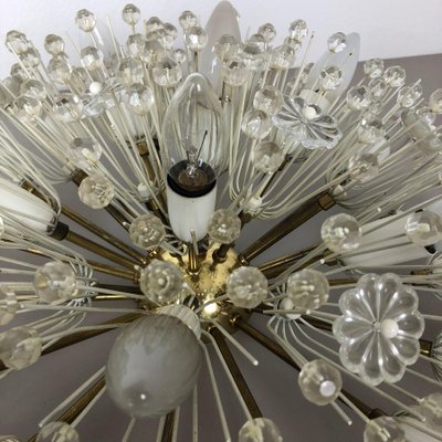 Large Austrian Snowball Ceiling Light by Emil Stejnar for Rupert Nikoll, 1950s-QZ-1099342