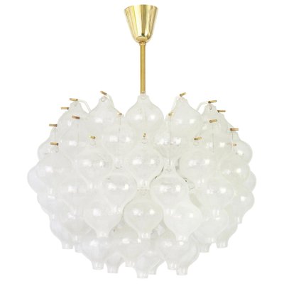 Large Austrian Tulip Glass Chandelier from Kalmar, 1960s-UGR-1086101