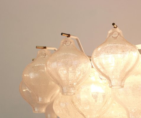 Large Austrian Tulip Glass Chandelier from Kalmar, 1960s-UGR-1086101