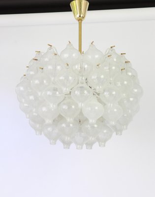 Large Austrian Tulip Glass Chandelier from Kalmar, 1960s-UGR-1086101