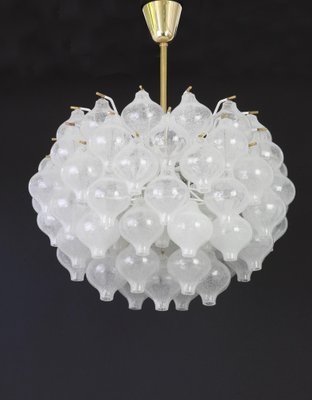 Large Austrian Tulip Glass Chandelier from Kalmar, 1960s-UGR-1086101