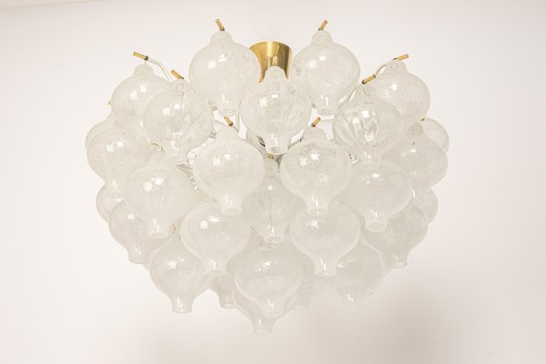 Large Austrian Tulip Glass Flush Mount from Kalmar, 1960s-UGR-1086209