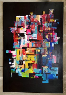 Large Awakening Abstract Expressionist Painting from Karpati, 2020-UWE-1022818