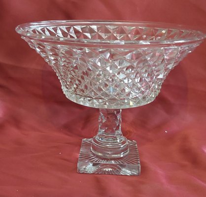 Large Baccarat Crystal Fruit Bowl Centerpiece, 1950s-PDF-2042168