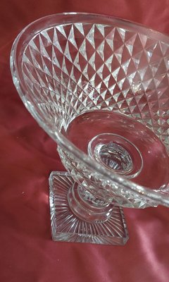 Large Baccarat Crystal Fruit Bowl Centerpiece, 1950s-PDF-2042168