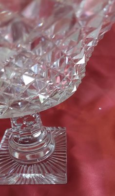 Large Baccarat Crystal Fruit Bowl Centerpiece, 1950s-PDF-2042168