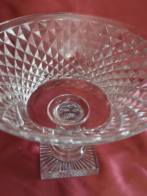 Large Baccarat Crystal Fruit Bowl Centerpiece, 1950s-PDF-2042168