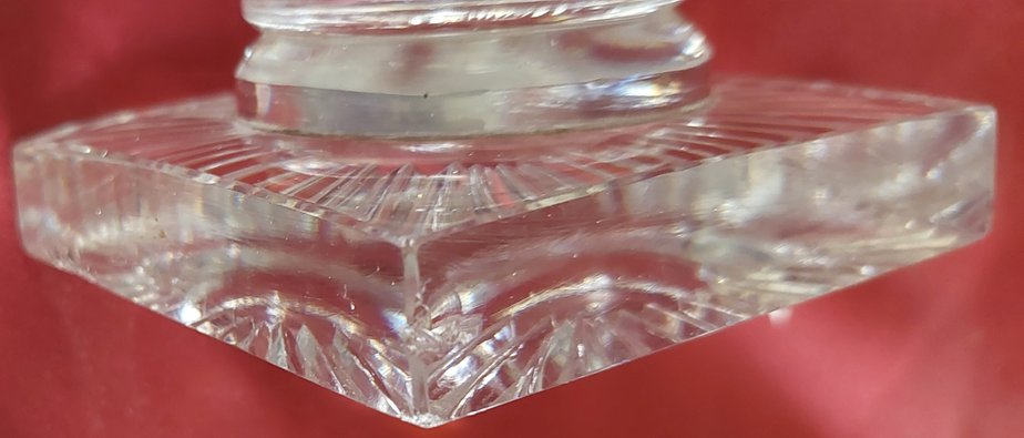 Large Baccarat Crystal Fruit Bowl Centerpiece, 1950s-PDF-2042168