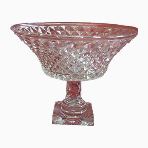 Large Baccarat Crystal Fruit Bowl Centerpiece, 1950s-PDF-2042168